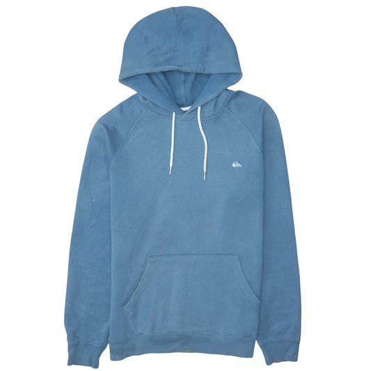 Quiksilver Men's Blue Pullover Hoodie Size S Regular Fit Fleece