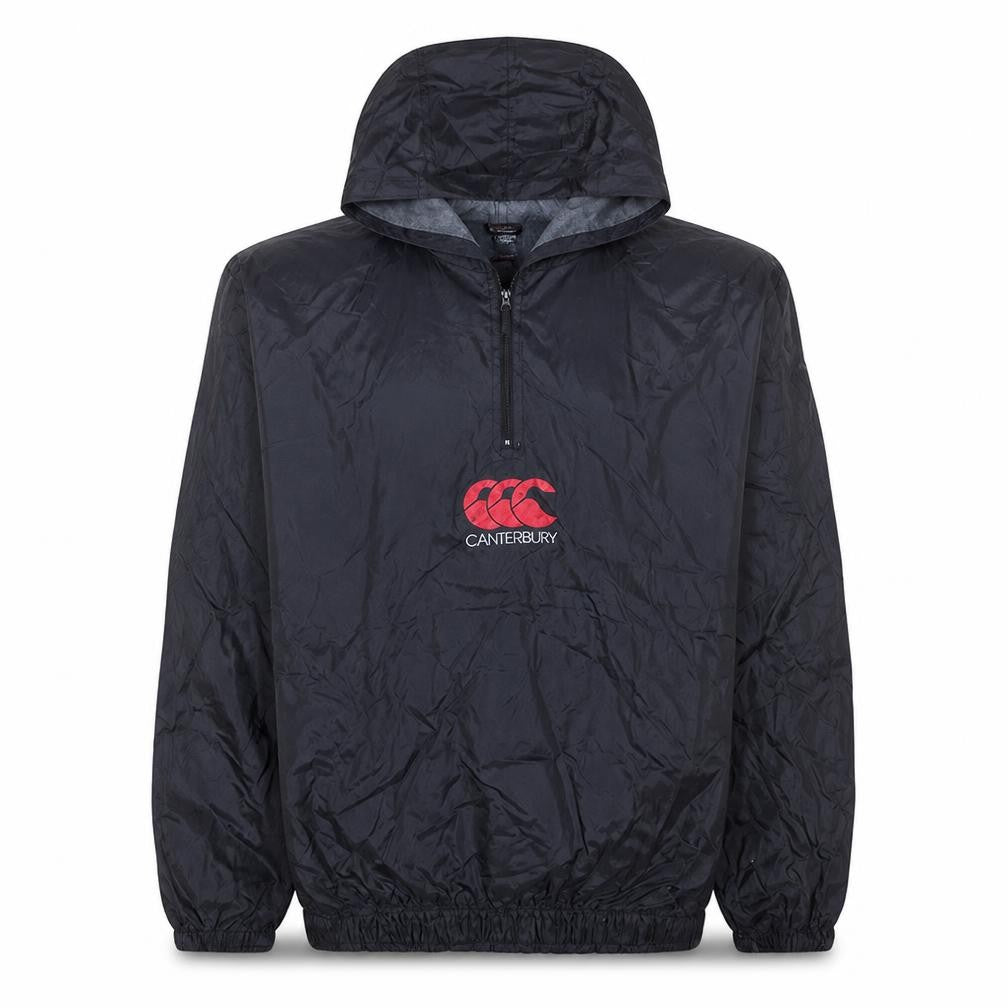 Canterbury Mens Black M Windbreaker Hooded Sports Jacket
