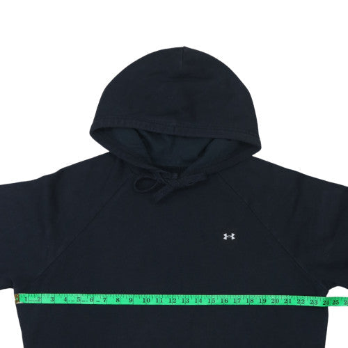 Under Armour Men Black Large Pullover Hoodie Fleece Logo
