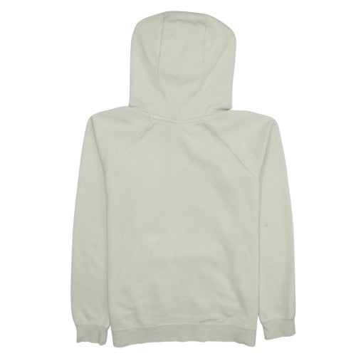 Nike Men Beige Hoodie Medium Cotton Blend Casual Sweatshirt