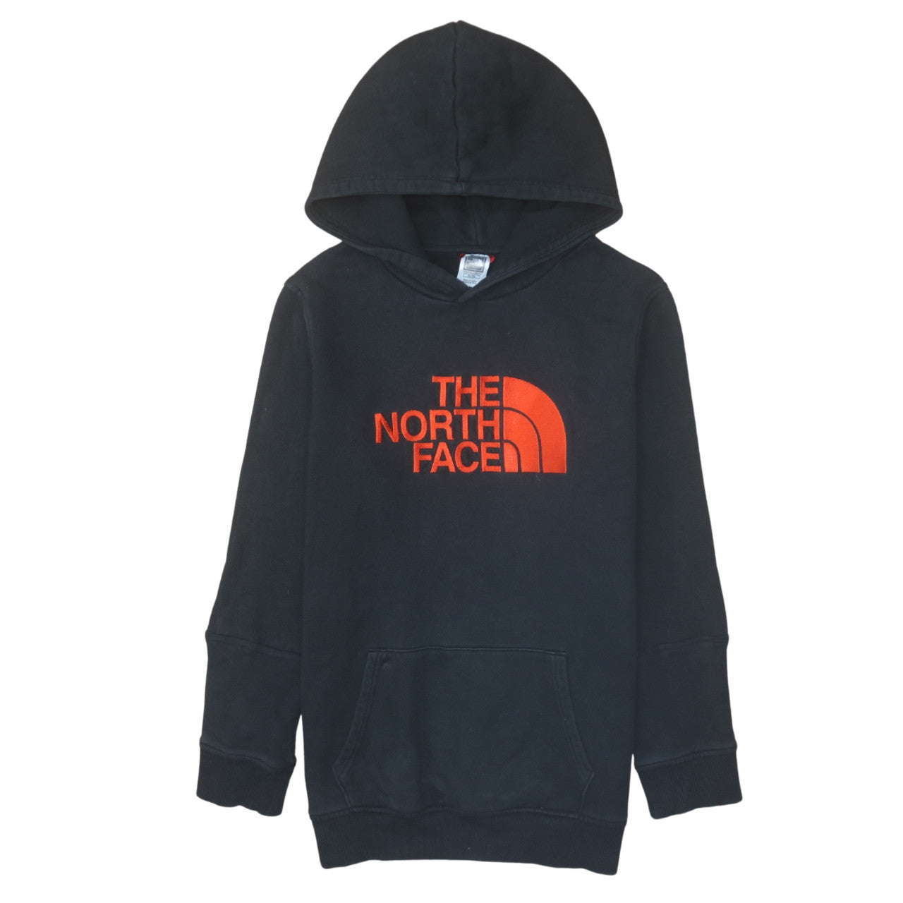 The North Face Boys Black XL Pullover Hoodie with Red Logo