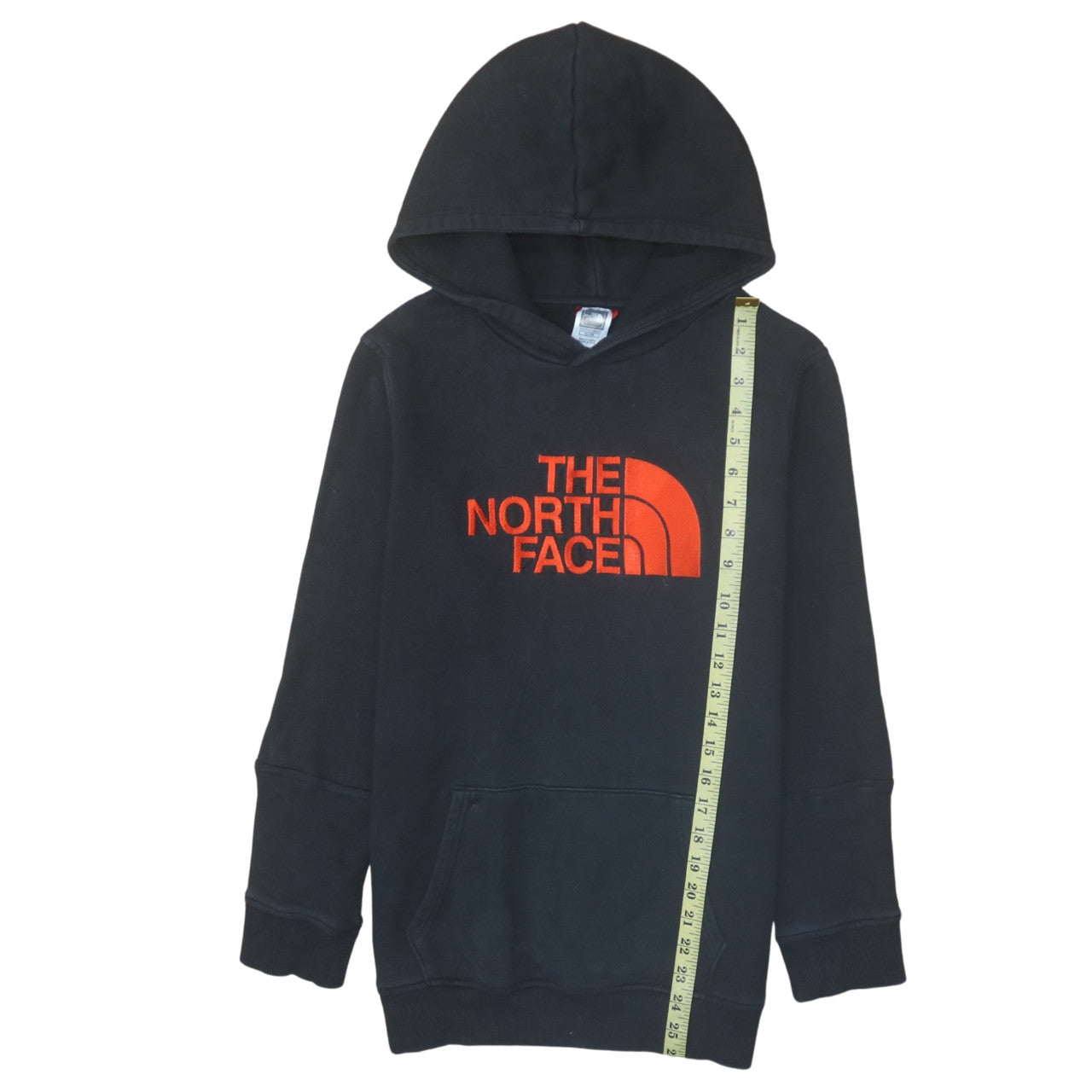 The North Face Boys Black XL Pullover Hoodie with Red Logo