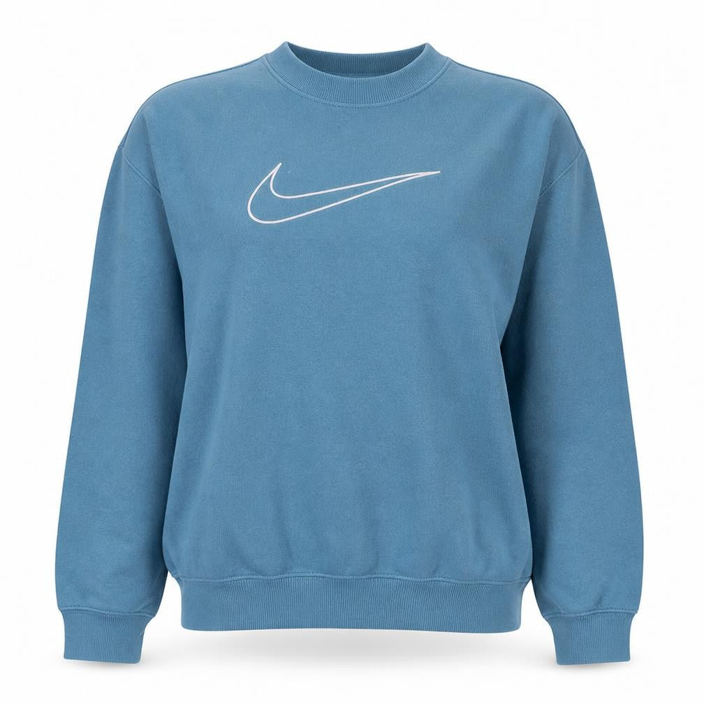 Nike Women's Blue Crew Neck Pullover Sweatshirt Small Dri-FIT