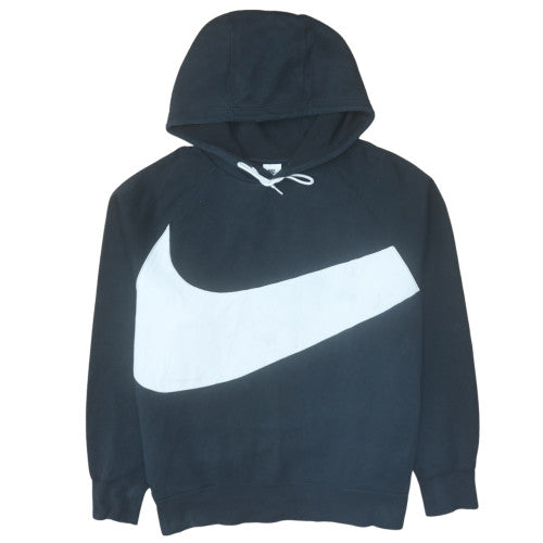 Nike Men's Black XL Pullover Hoodie with Large Logo Graphic