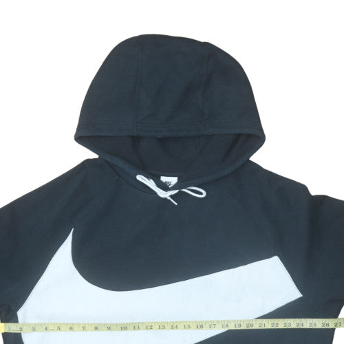 Nike Men's Black XL Pullover Hoodie with Large Logo Graphic