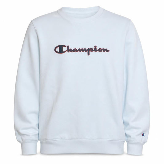 Champion Boys White 2XL Pullover Sweatshirt with Logo Detail