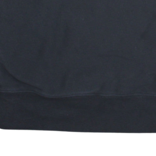 Champion Men's Black Small Reverse Weave Crew Neck Sweatshirt