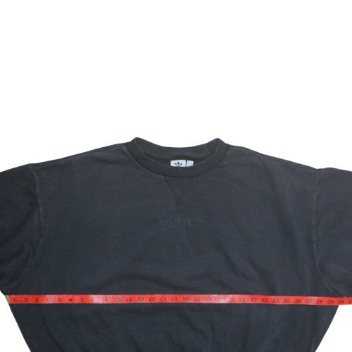 Adidas Womens Black XS Crew Neck Pullover Sweatshirt