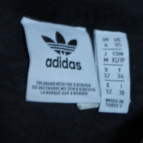 Adidas Womens Black XS Crew Neck Pullover Sweatshirt