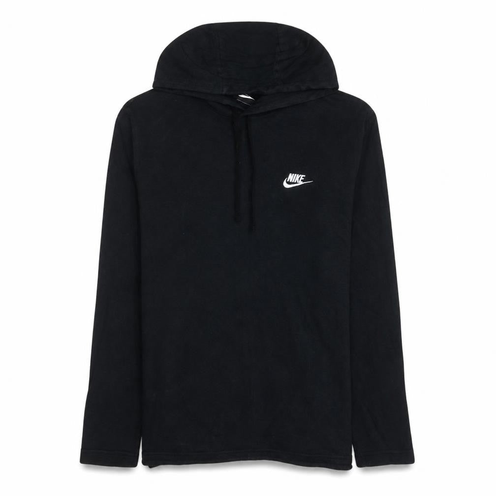 Nike Men's Black M Pullover Hoodie Sweatshirt Cotton Logo