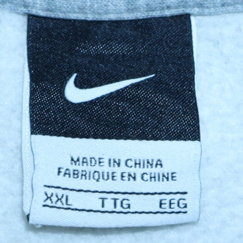 Nike MUFC Men's Grey 2XL Pullover Sweatshirt Crew Neck