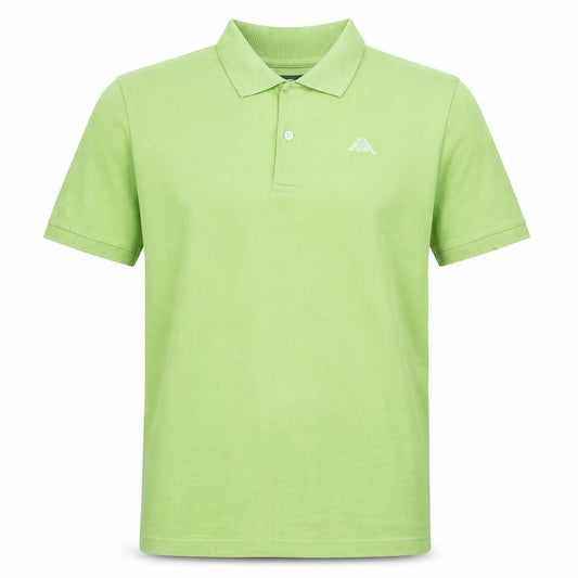 Kappa Mens Green XL Short Sleeve Cotton Polo Shirt