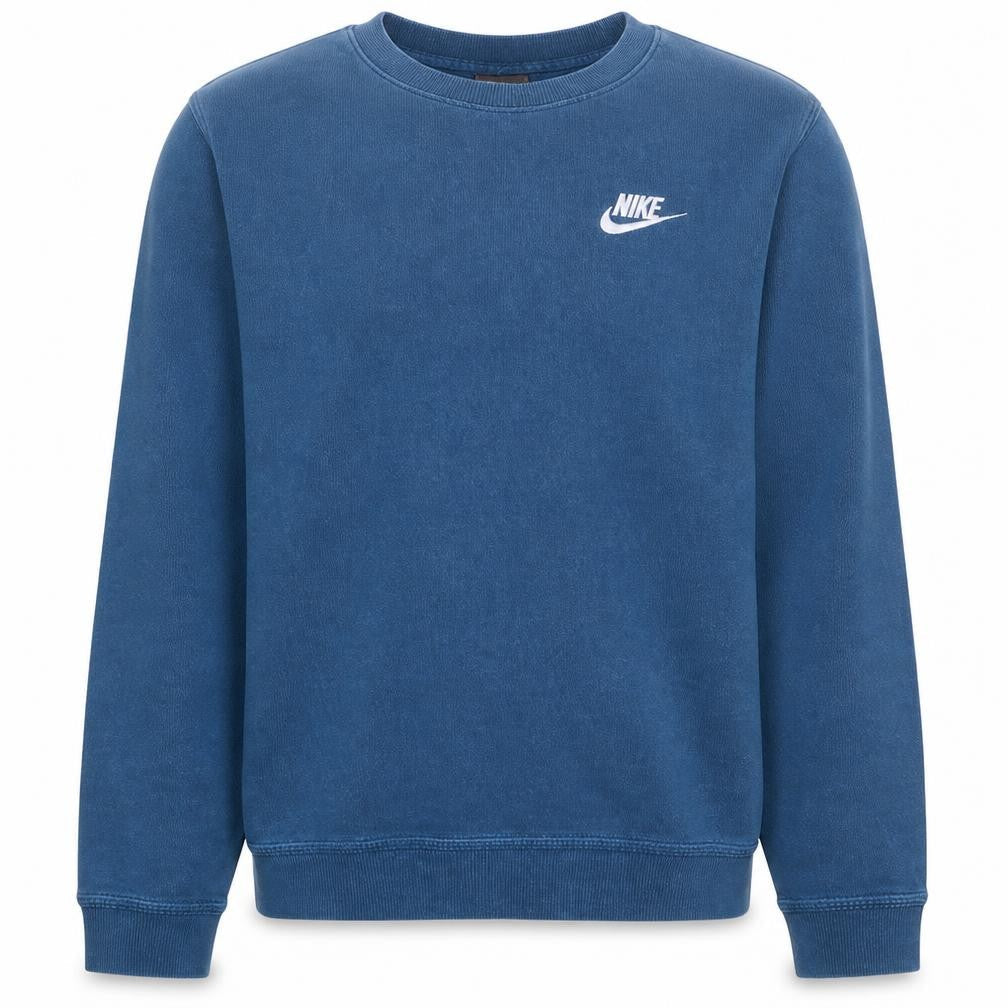 Nike Mens Blue Pullover Crew Neck Sweatshirt L Regular Fit
