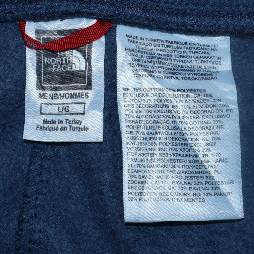 The North Face Men's Blue Fleece Jogger Sweatpants L