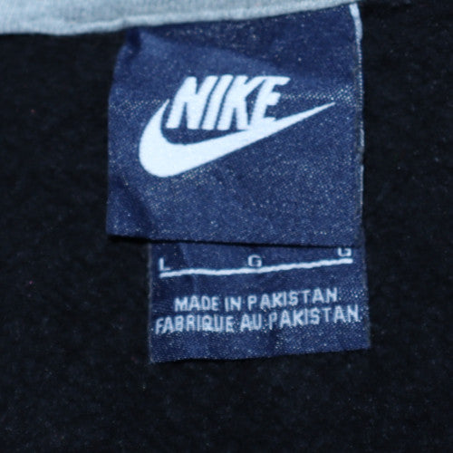 Nike Men's Black Full Zip Hoodie L Fleece Sportswear