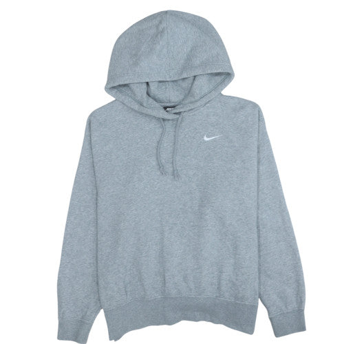 Nike Men Grey Pullover Hoodie S Regular Fit Fleece Sportswear