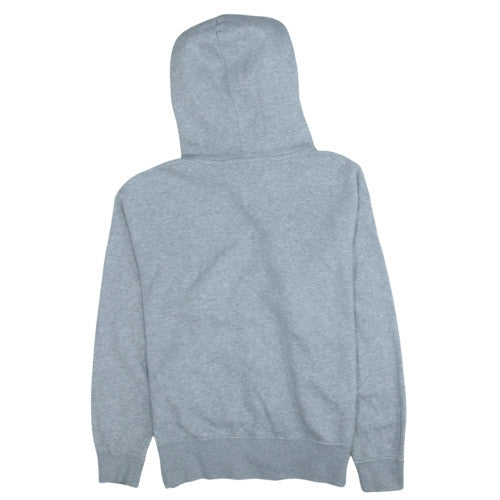 Nike Men Grey Pullover Hoodie S Regular Fit Fleece Sportswear