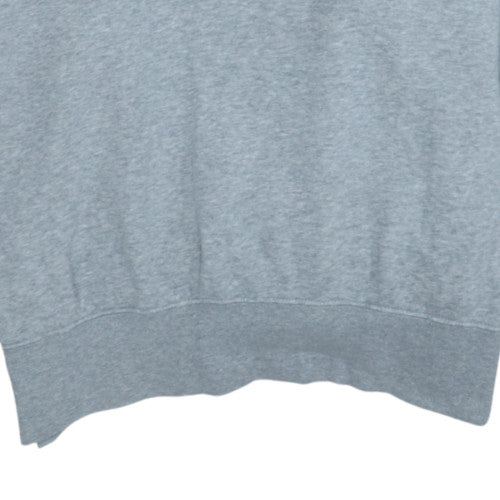 Nike Men Grey Pullover Hoodie S Regular Fit Fleece Sportswear