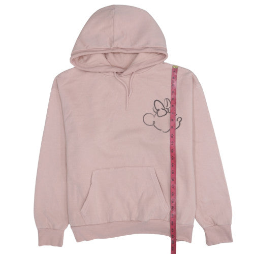Disney Women Pink Minnie Mouse Pullover Hoodie XL