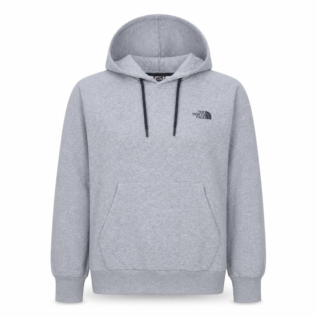 The North Face Womens Grey Pullover Hoodie L Graphic Fleece