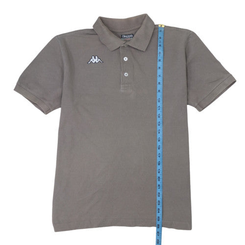 Kappa Men’s Brown Cotton Short Sleeve Polo Shirt Size L