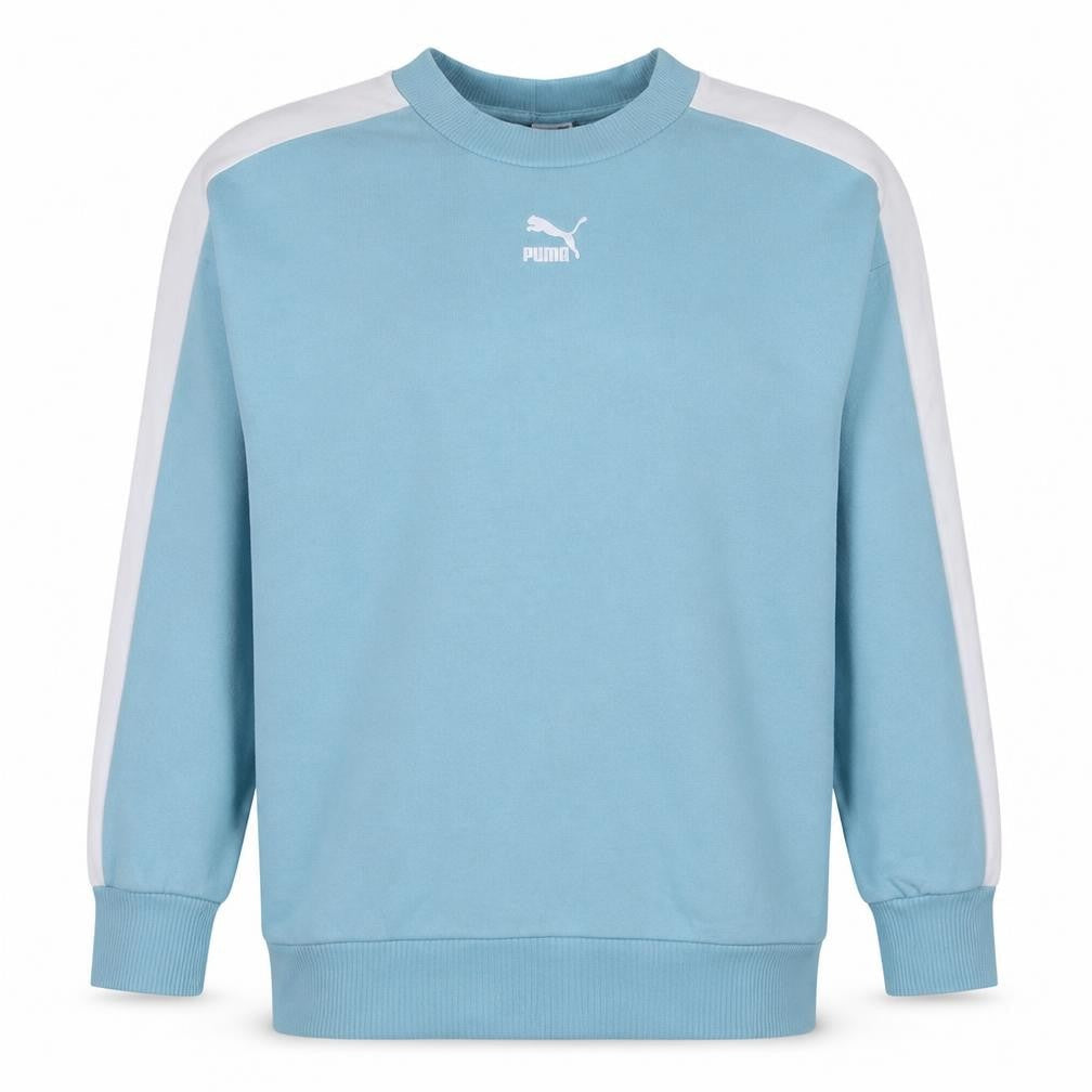 Puma Men's Blue Logo Pullover Sweatshirt Size S