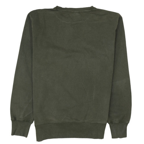 Ellesse Mens Green Crew Neck Pullover Sweatshirt Size M