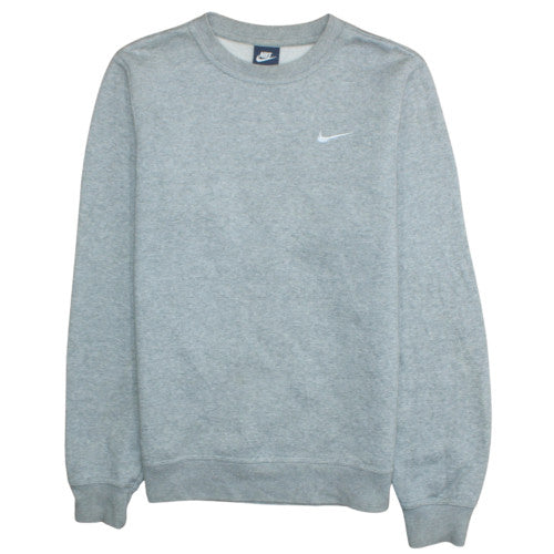 Nike Men's Grey Pullover Crew Neck Sweatshirt Size S