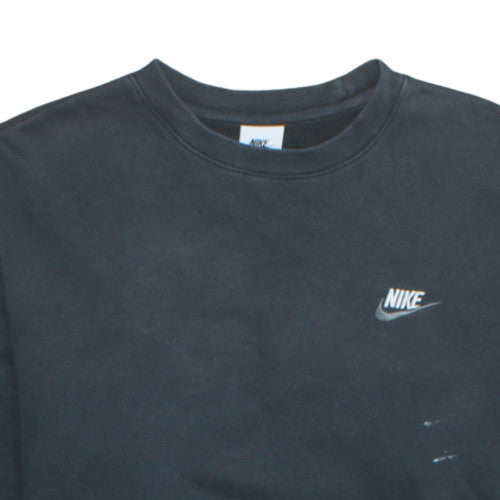 Nike Men's Black Pullover Crew Neck Sweatshirt M Regular Fit