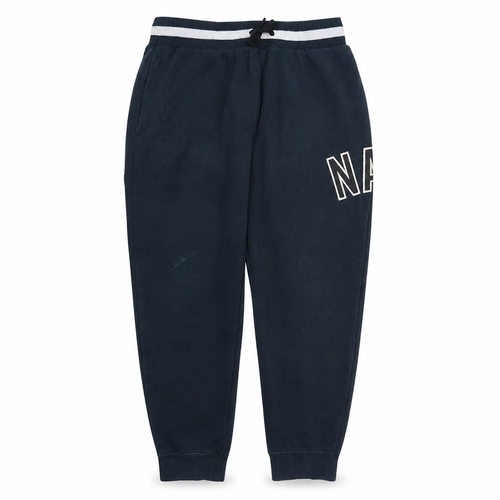 Nike Men's Black Fleece Jogger Sweatpants L Elastic Waist Tapered Fit