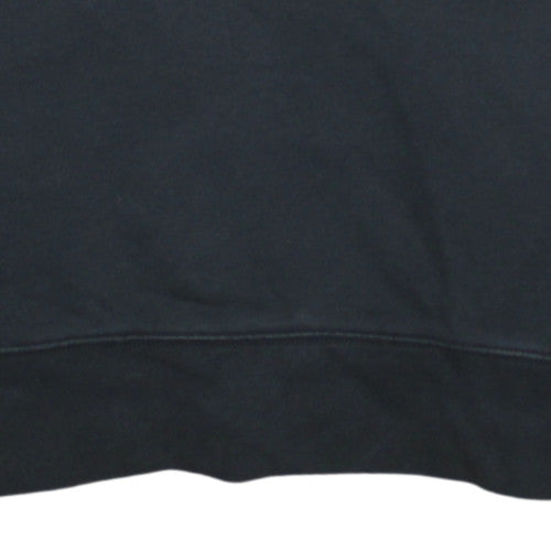 Adidas Women's Black XS Cropped Pullover Hoodie with Stripes