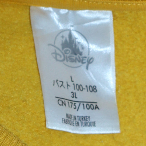 Disney Men's Yellow Graphic Pullover Sweatshirt L