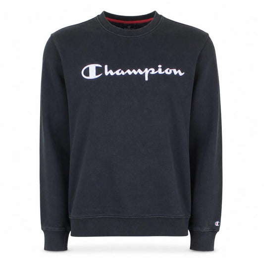 Champion Men's Black Small Pullover Logo Sweatshirt