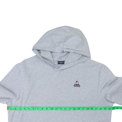 Le Coq Sportif Men’s Grey 2XL Pullover Hoodie with Logo