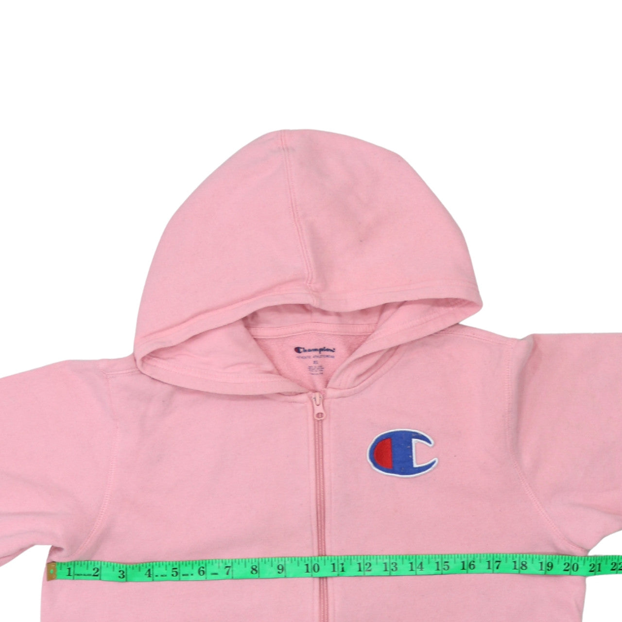 Champion Womens Pink Full Zip Hoodie XL Classic Fit Casual