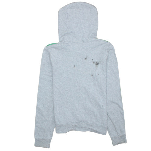 Adidas Men’s Grey Pullover Hoodie M Sports Graphic Sweatshirt