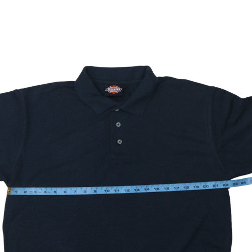 Dickies Men's Black XL Workwear Polo Shirt Cotton Blend