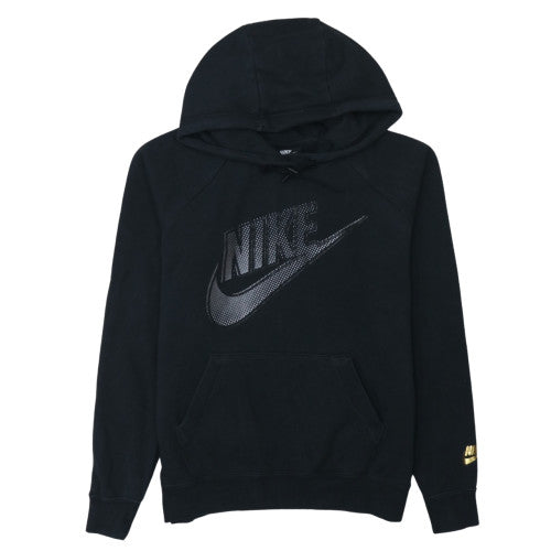 Nike Men's Black Pullover Hoodie Medium Graphic Sports Fleece