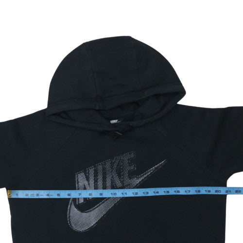 Nike Men's Black Pullover Hoodie Medium Graphic Sports Fleece