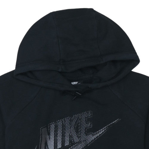 Nike Men's Black Pullover Hoodie Medium Graphic Sports Fleece