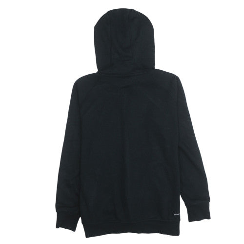 Adidas Mens Black Full Zip Hoodie Size M Lightweight Sportswear