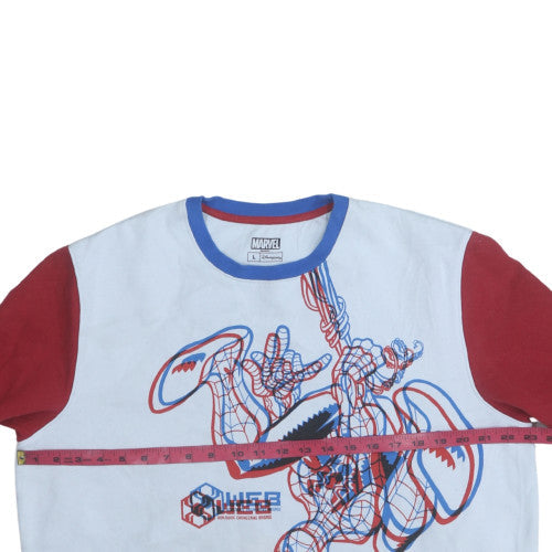 Marvel Spider-Man Men's Multicoloured L Fleece Pullover Sweatshirt