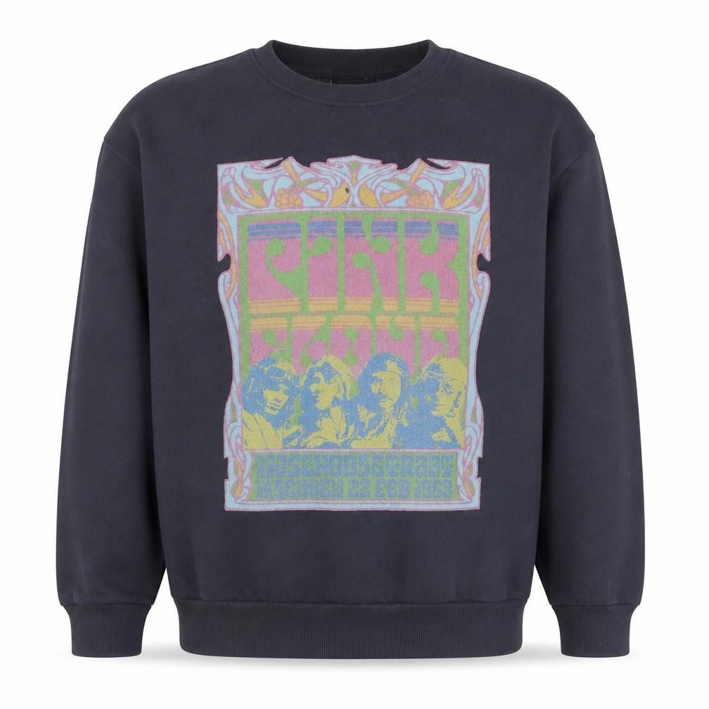 Primark Pink Floyd Men's Black L Pullover Sweatshirt Graphic Print
