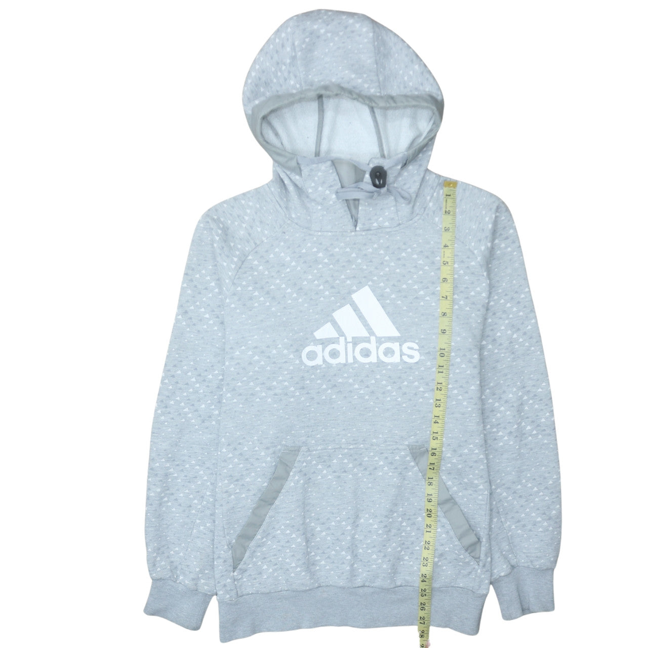 Adidas Men's Grey Pullover Hoodie Size M Sportswear Jumper