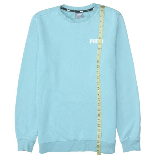 Puma Men's Blue Crew Neck Pullover Sweatshirt Size S