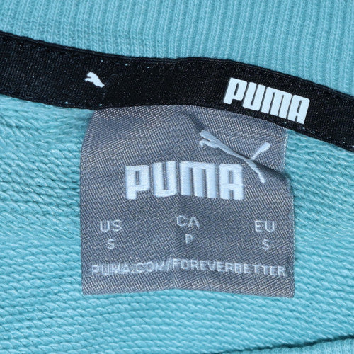 Puma Men's Blue Crew Neck Pullover Sweatshirt Size S