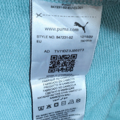 Puma Men's Blue Crew Neck Pullover Sweatshirt Size S