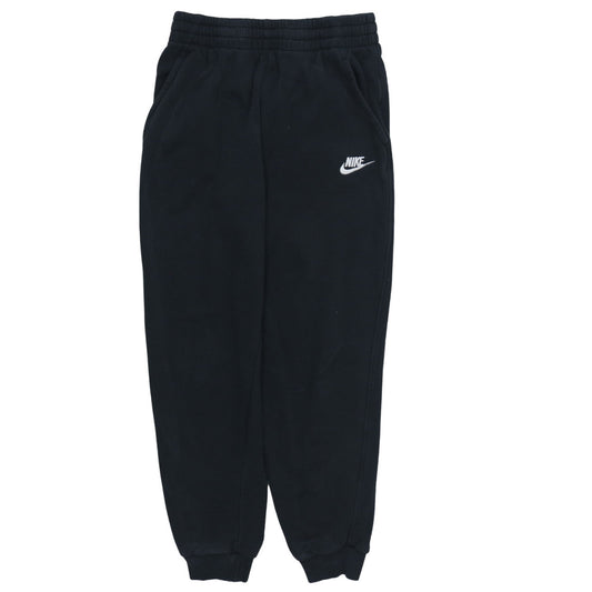 Nike Boys Black Jogger Sweatpants L 147-158cm Fleece Activewear Trousers