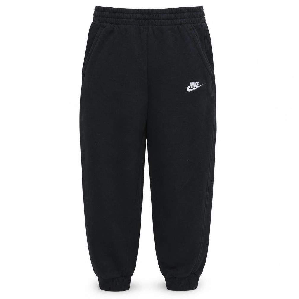 Front view of Nike boys’ black jogger sweatpants l 147-158cm fleece activewear trousers
