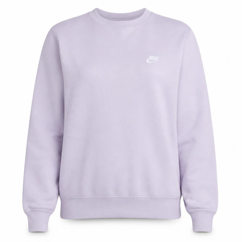Nike Womens Lilac Crew Neck Pullover Sweatshirt Size M